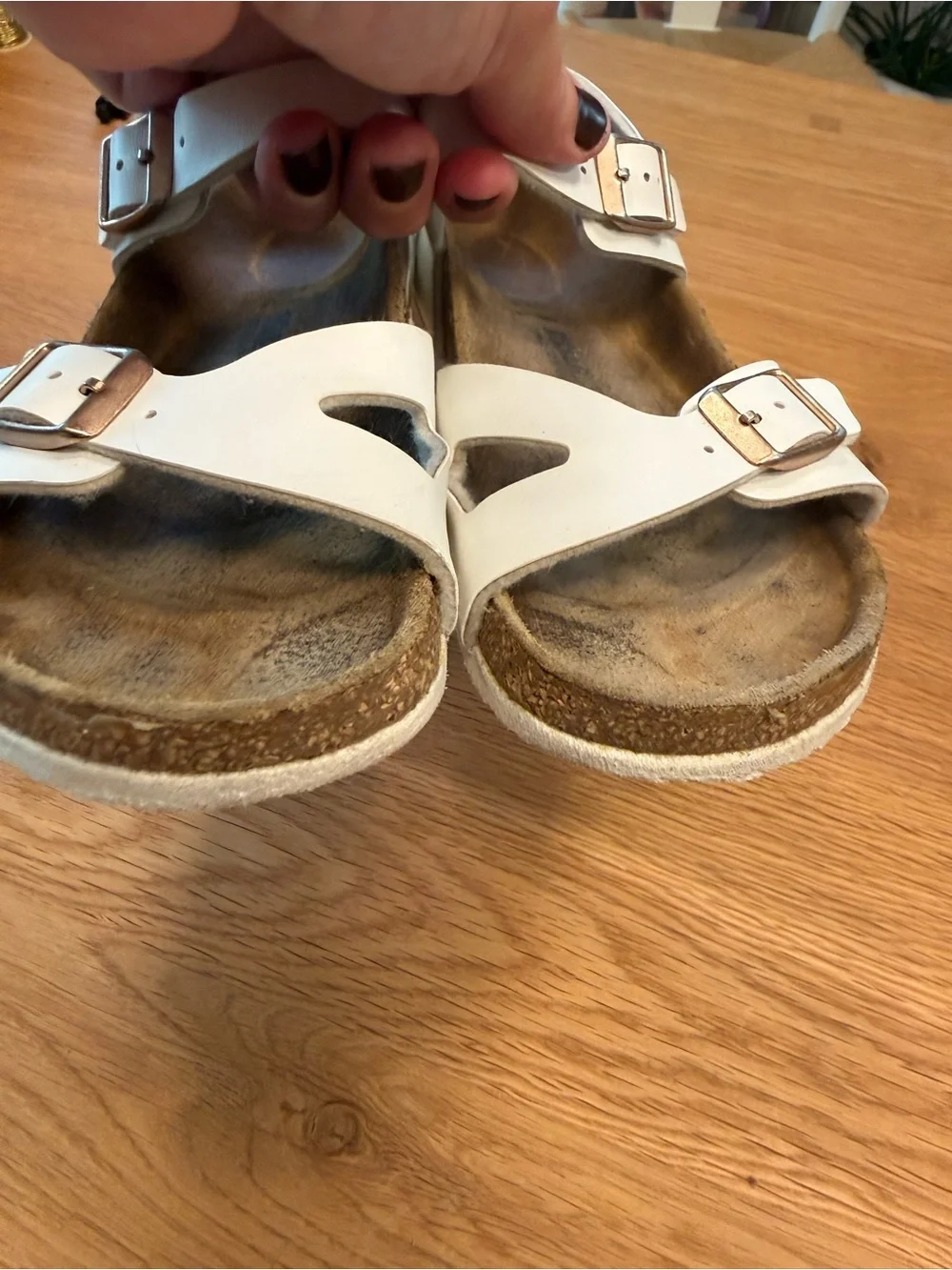 Birkenstock Kids Rio Birko-Flor White Ankle Strap Sandals Size EU 34 US 3-3.5